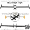 Golf Cart Set of 4 Retractable Belt Kit with Bracket - Universal - Fits Most Golf Carts-Ships from US - Image 2