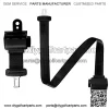 Universal Retractable Golf Cart Seat Belts Kit for EZGO, Yamaha, Club Car, Go Kart, UTV, Buggies and Bus - E11 Safety Certified - 2 Pack - Image 3