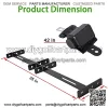 4 Seat Belt Bracket Kit Replacement for Yamaha Club Car Golf Cart - Image 2