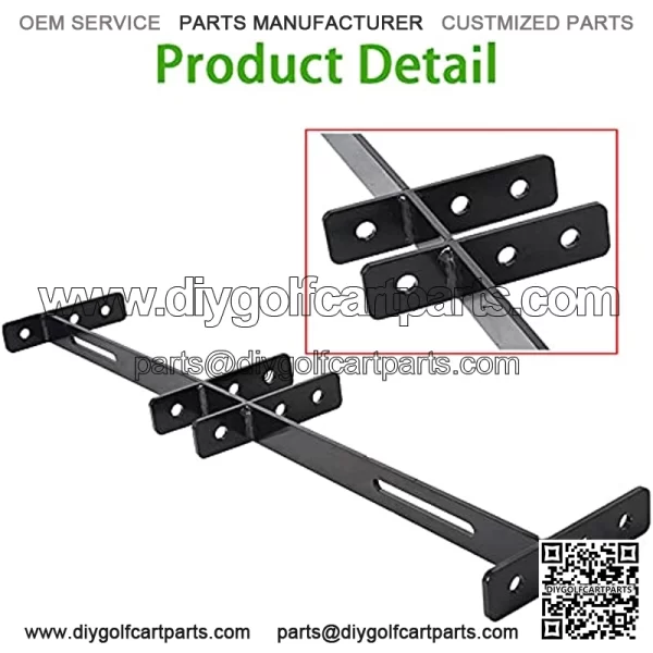 4 Seat Belt Bracket Kit Replacement for Yamaha Club Car Golf Cart - Image 3
