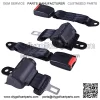 Golf Cart Set of 2 seat Belts with Bracket- Universal -Fits Most Golf Carts Compatible with E-ZGO TXT&Club Car Precedent-Ships from US - Image 2