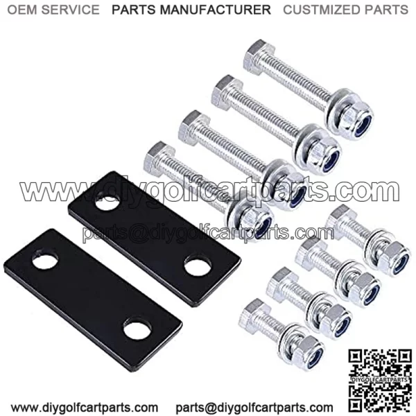 Universal Golf Cart Seat Belts Bracket 2 Seat Belts Mounting Bracket Kit Replacement for Yamaha Club Car Bar - Image 4