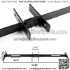 Golf Cart 4 Sets of Retractable Belt Kit, with Brackets Stainless Steel Bolt, for EZGO Yamaha Club Car - Image 3