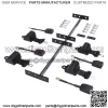 4PCS Golf Cart Seat Belt & Bracket Kit for EZGO Yamaha Club Car Retractable