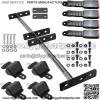 Universal Golf Cart 4 Seat Belts Mounting Bracket Set? Club Car
