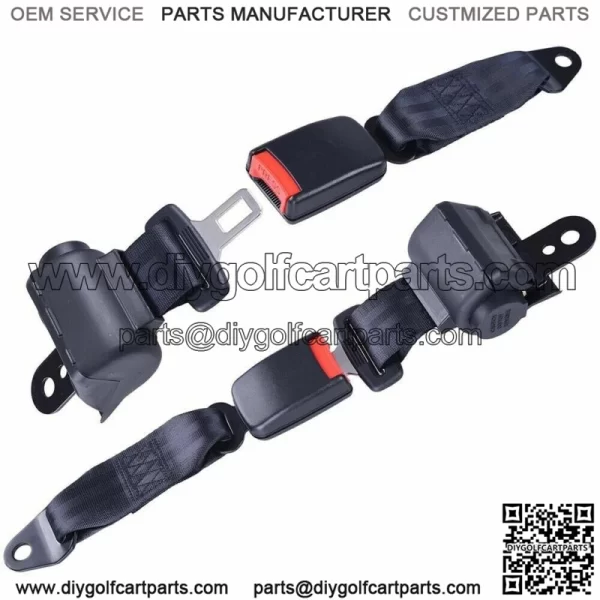 Universal Golf Cart Seat Belts and Bracket Kit - Image 4