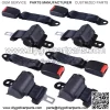 Golf Cart 4 Seat Belt Kit with Bracket Bar for Club Car Yamaha EZGO