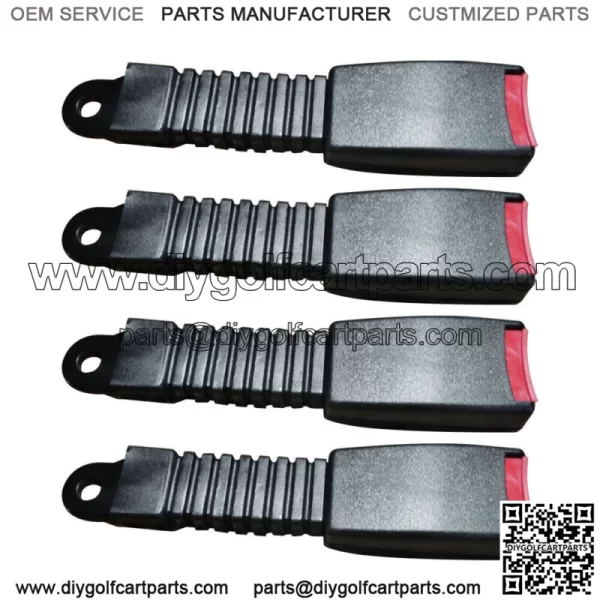 4 Seat Belts and Bracket Kit fit for EZGO Yamaha Club Car Golf Cart - Image 2