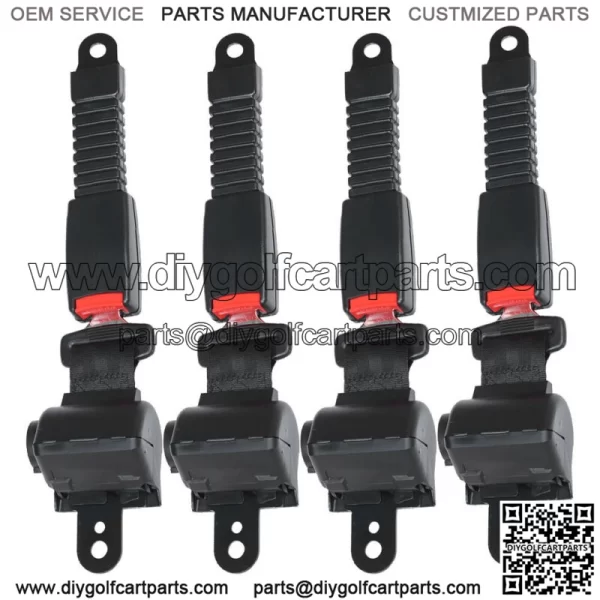 4 Seat Belts and Bracket For EZGO/Yamaha/Golf Club Car passenger - Image 5
