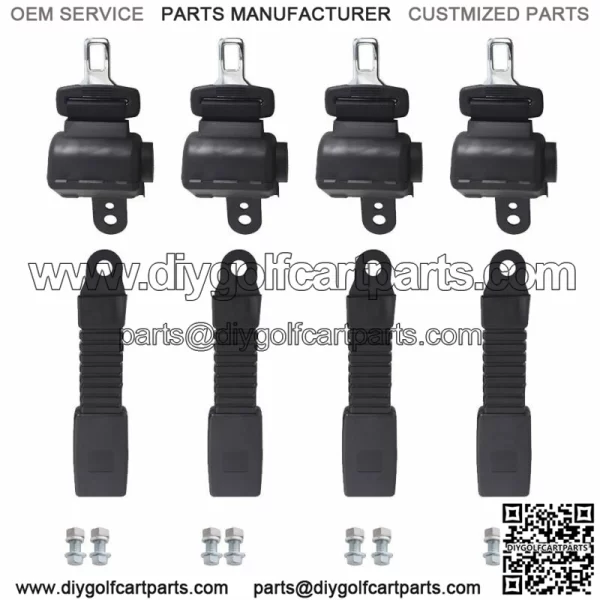 Fit For EZGO/Yamaha/Club Car 42' Golf Cart Seat Belts Lap Set 4 Sets - Image 4