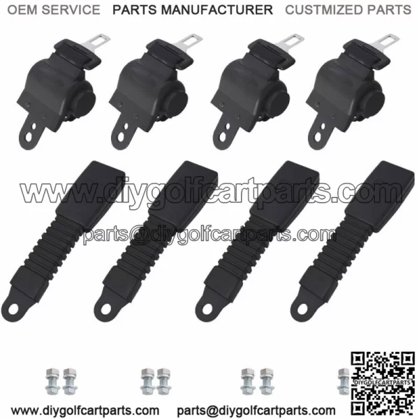 Fit For EZGO/Yamaha/Club Car 42' Golf Cart Seat Belts Lap Set 4 Sets - Image 5