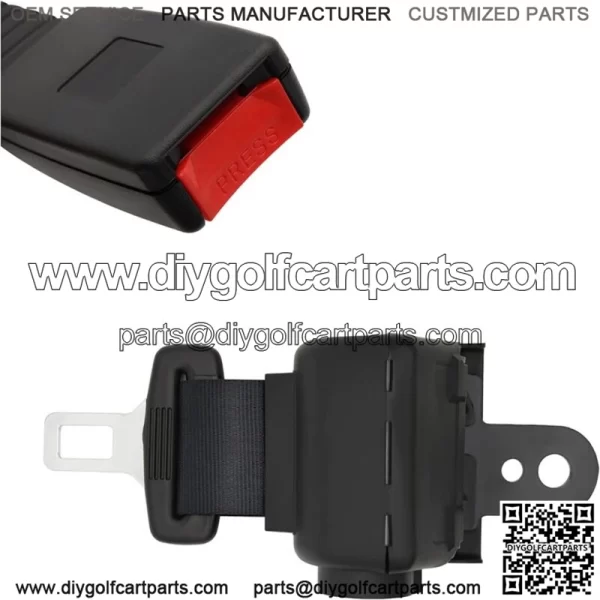 4 Universal Golf Cart Seat Belts Club Car for EZGO Yamaha Club Car - Image 4