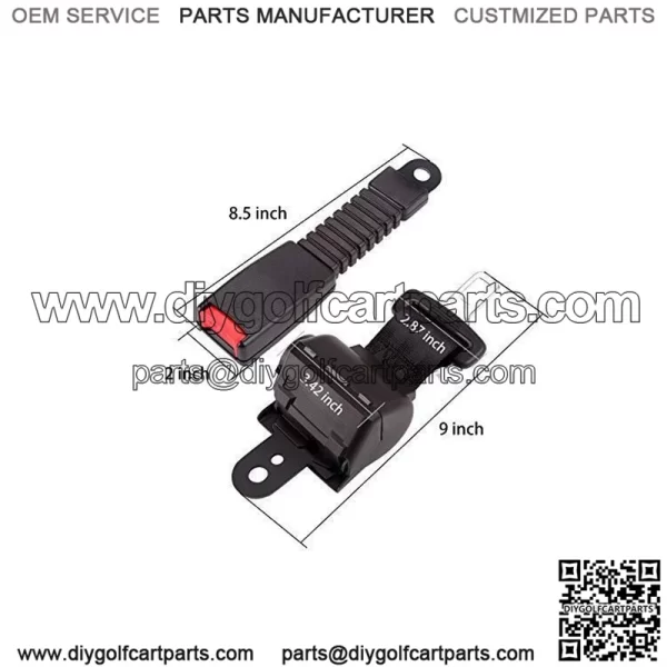 New Listing2PCS Universal Golf Cart Seat Belt Kit for EZGO Yamaha Club Car Fits Fr... - Image 2