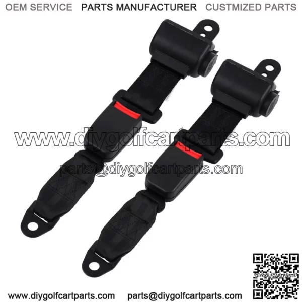 2x Golf Cart Seat Belt Buckle Kit For EZGO/Yamaha Club Car Seatbelts - Image 5
