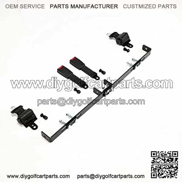 Golf Cart Set of 2 Retractable Belt Kit Retractable Bracket Fits EZGO TXT Yamaha Club Car DS Suitable for Most Golf carts?? - Image 3