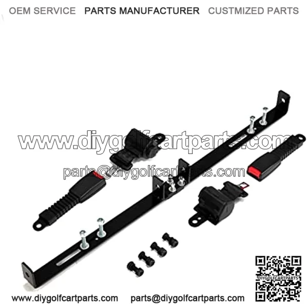 Golf Cart Set of 2 Retractable Belt Kit Retractable Bracket Fits EZGO TXT Yamaha Club Car DS Suitable for Most Golf carts?? - Image 4