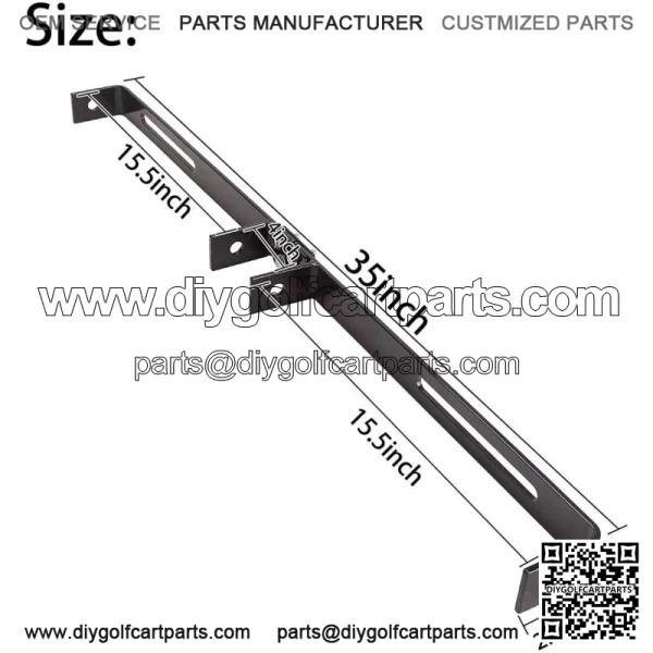 2 Seat Retractable Golf Cart Seat Belt Bracket Kit Fit for Yamaha EZGO Club Car - Image 4