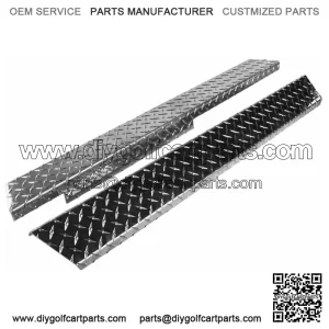 Yamaha G14/ G16/ G19/ G22 Golf Cart Diamond Plate Rocker Panels Set