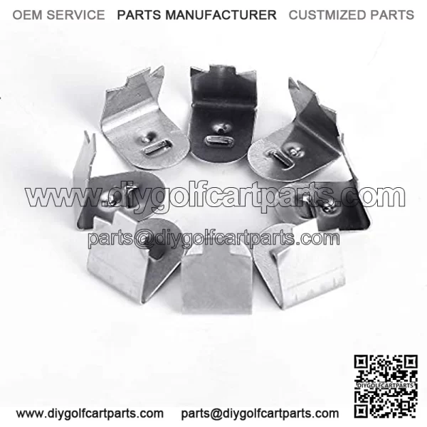 Golf Cart Wheel Hupcaps Cover Clips Sets for Most of EZGO Club CAR Yamaha Wheel Cover Hupcaps, 8-Pack