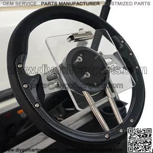 Golf Cart Steering Wheel Score Card Holder