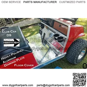 Club Car DS Golf Cart Diamond Plate Floor