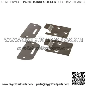 2 x Set of EZGO Seat Hinge Bottom and Cart Plate (1995+) TXT/Medalist Golf Cart