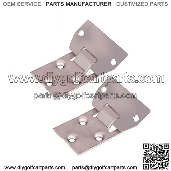 2set Golf Cart Seat Bottom Hinge Plate for EZGO TXT 1995.5-up 71610-G01 71609G01