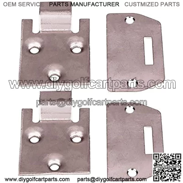 Golf Cart Seat Bottom Hinge Plate for EZGO(1995-up) TXT/Medalist Golf Cart Set of 2 - Image 3