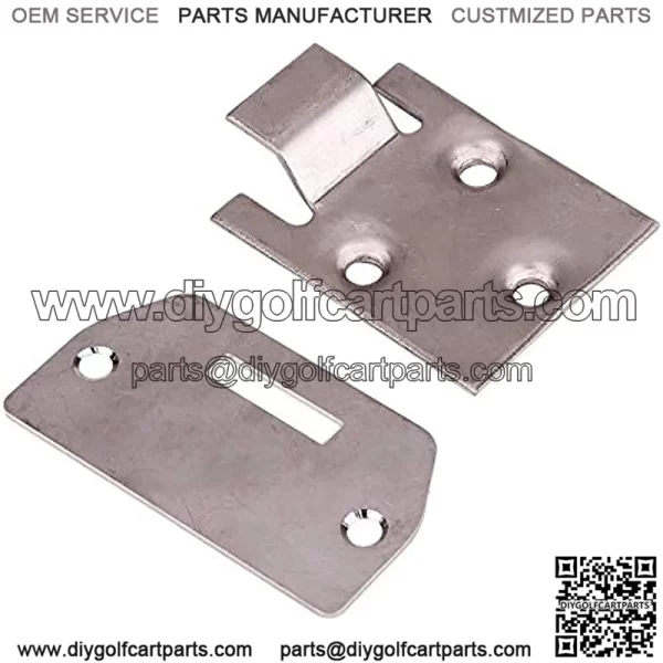 Golf Cart Seat Bottom Hinge Plate for EZGO(1995-up) TXT/Medalist Golf Cart Set of 2 - Image 4