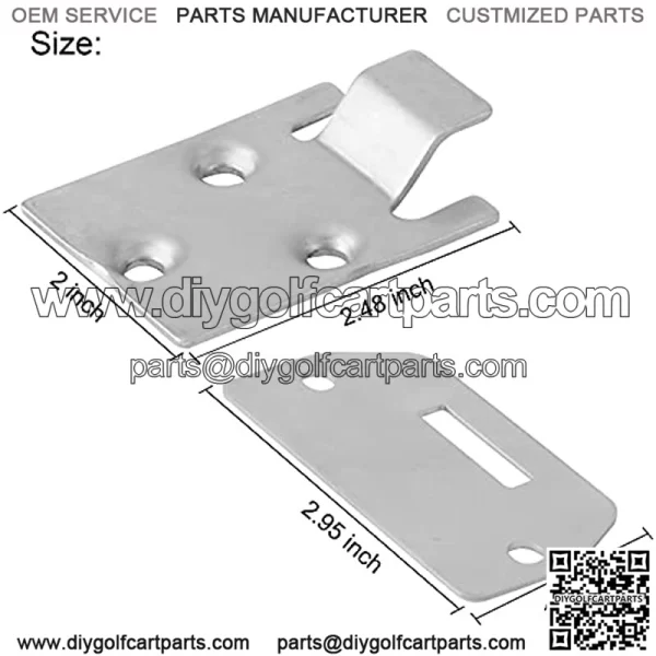 Golf Cart Seat Hinge for EZGO TXT/Medalist 1995-Up Male & Female Sets OEM #71609-G01 71610-G01 - Image 2