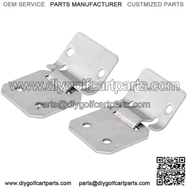 Golf Cart Seat Hinge Set for Club Car DS 1979-Up Golf Cart 1011652 1012412 Set of 2 - Image 2