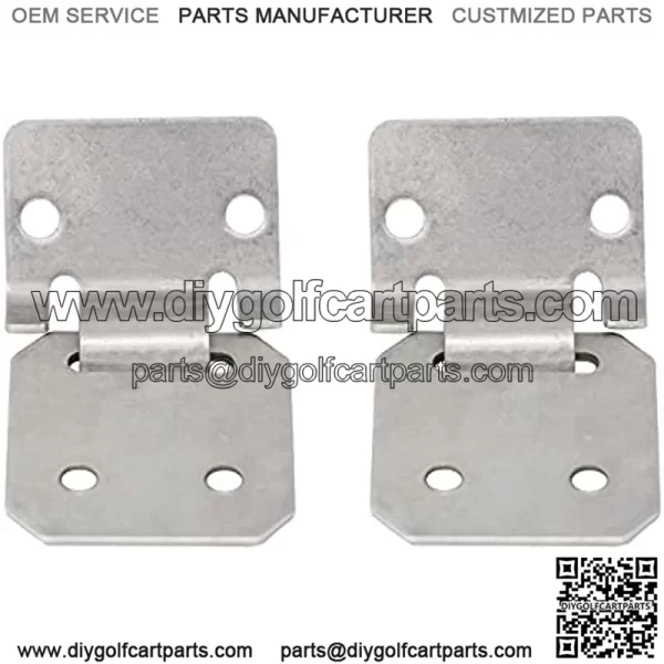 Golf Cart Seat Hinge Set for Club Car DS 1979-Up Golf Cart 1011652 1012412 Set of 2 - Image 3