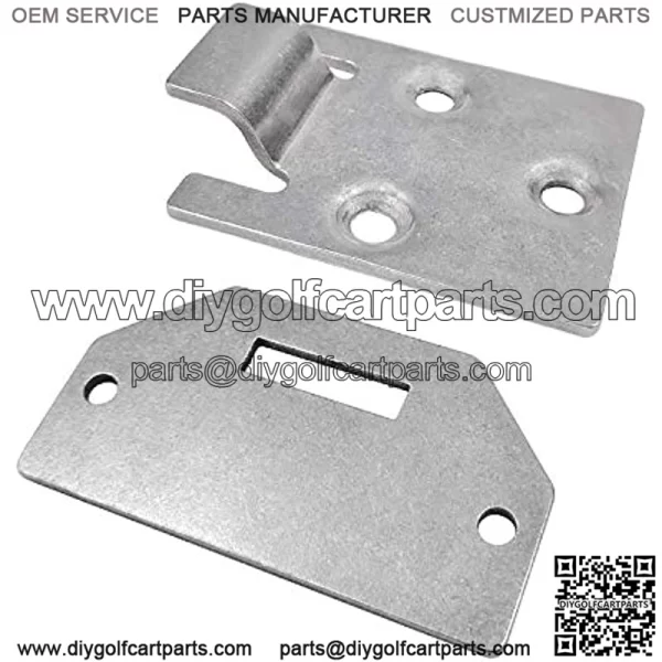 EZGO Golf Cart Seat Hinge Bottom and Plate for EZGO TXT/Medalist Golf Cart 1995-up EZGO MPT Shuttle Workhorse Series 2001-up OEM# 71610-G01 71610G01 71609-G01 71609G01 - Image 3
