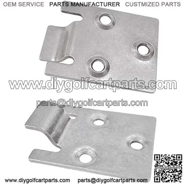 EZGO Golf Cart Seat Hinge Bottom and Plate for EZGO TXT/Medalist Golf Cart 1995-up EZGO MPT Shuttle Workhorse Series 2001-up OEM# 71610-G01 71610G01 71609-G01 71609G01 - Image 4