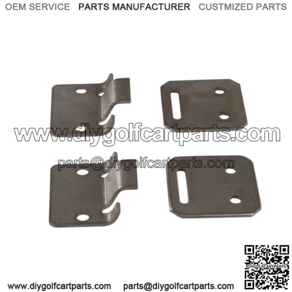 Club Car Seat Hinge Set For DS Golf Cart 79-Up - 1012412, 1011652 - 2 Sets