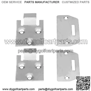 Golf Cart Seat Bottom Hinge and Cart Plate for EZGO TXT 95.5+ 71610-G01 71609G01