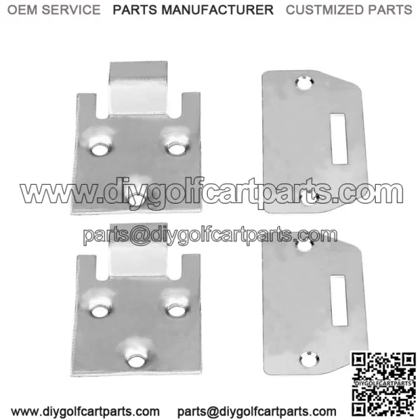 Golf Cart Seat Bottom Hinge and Cart Plate for EZGO TXT 95.5+ 71610-G01 71609G01