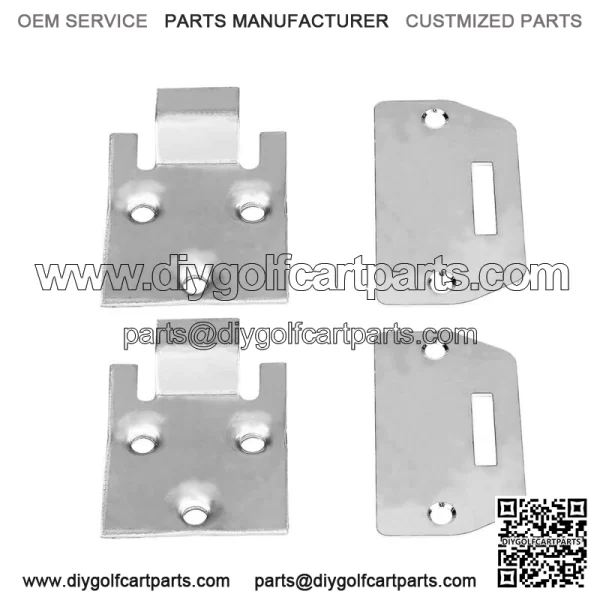 Golf Cart Seat Bottom Hinge and Cart Plate for EZGO TXT 95.5+ 71610-G01 71609G01