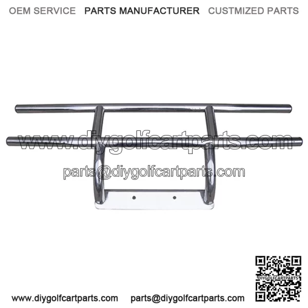 Yamaha G22 Golf Cart Brush Guard - Stainless Steel