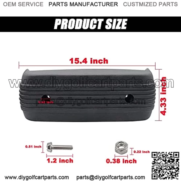 Golf Carts DS Front Bumper,Fits Club Car 1993-up Gas and Electric,1016868 - Image 3
