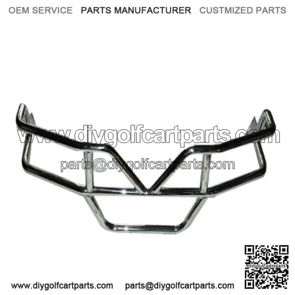 EZGO TXT Golf Cart Brush Guard, Stainless Steel Fits 1996-2013