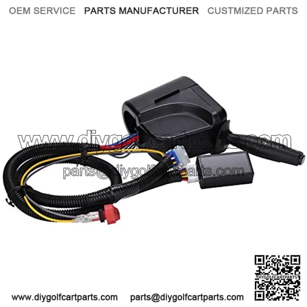 Universal Golf Cart Turn Signal Kit with Horn Brake Light Switch, 9-Pin Plug Upgrade Wiring Harness - 12V - Image 3