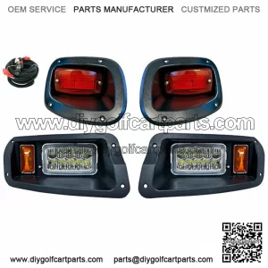 Golf Cart Light Kit - NON-Street Legal (LED or Regular, Fits 1996-2019)