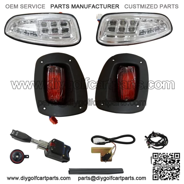 RXV Golf Cart Light Kit - STREET LEGAL (LED or Regular) - Factory Style