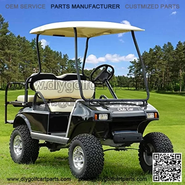 Golf Cart LED Headlight and Tail Light Kit for Carts with Turn Signals Switch Horn Brake Lights Harness(Must Input 12 Volts) - Image 4