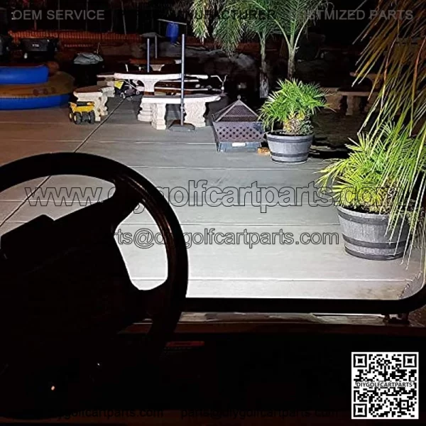 Golf Cart LED Headlight and Tail Light Kit for Carts with Turn Signals Switch Horn Brake Lights Harness(Must Input 12 Volts) - Image 5