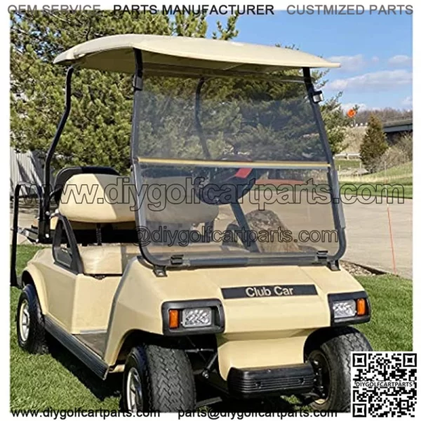 Golf Cart Deluxe LED Light Kit for Club Car DS with RGB Headlight Daytime Running Light Low High Beam Turn Signal Function - Image 2