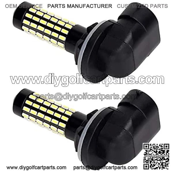 881 LED Headlight Bulb for Car, Truck, Golf Cart (EZGO, Club Car DS Precedent), Pack of 2 - Image 5
