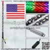 3FT Dancing LED Whip Lights w/Flag 360?? Twisted for Offroad Jeep Polaris RZR UTV ATV Sand Dune Buggy Quad Truck Boat - Image 2