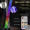 3FT Dancing LED Whip Lights w/Flag 360?? Twisted for Offroad Jeep Polaris RZR UTV ATV Sand Dune Buggy Quad Truck Boat - Image 4